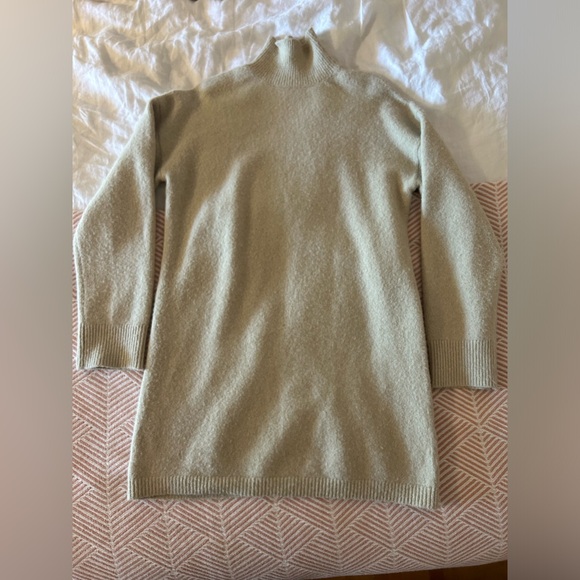 Beige mini zara knit dress - Picture 1 of 2